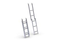Aluminium ladder vouwbaar 80 tot 145 cm, 2.8KG