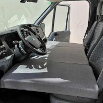 Cabine kinderbed grijs geschikt voor Ford Transit 2006 - 2014